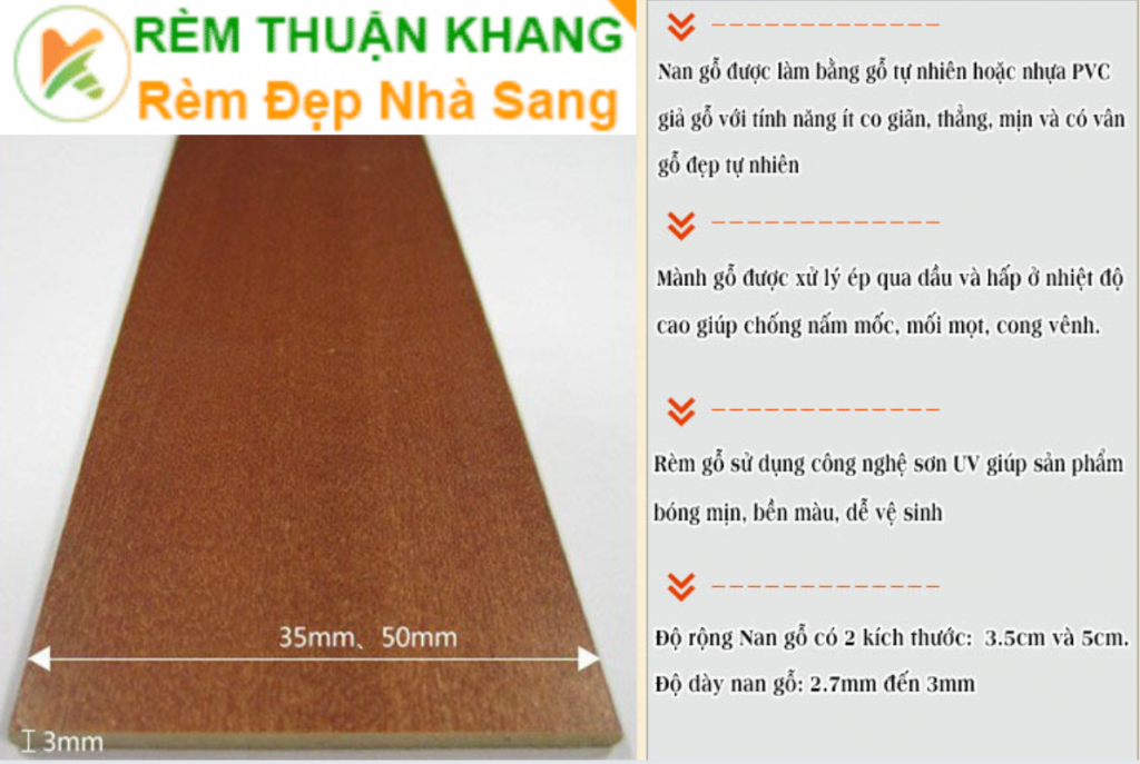 Rèm gỗ rèm văn phòng Thuận Khang