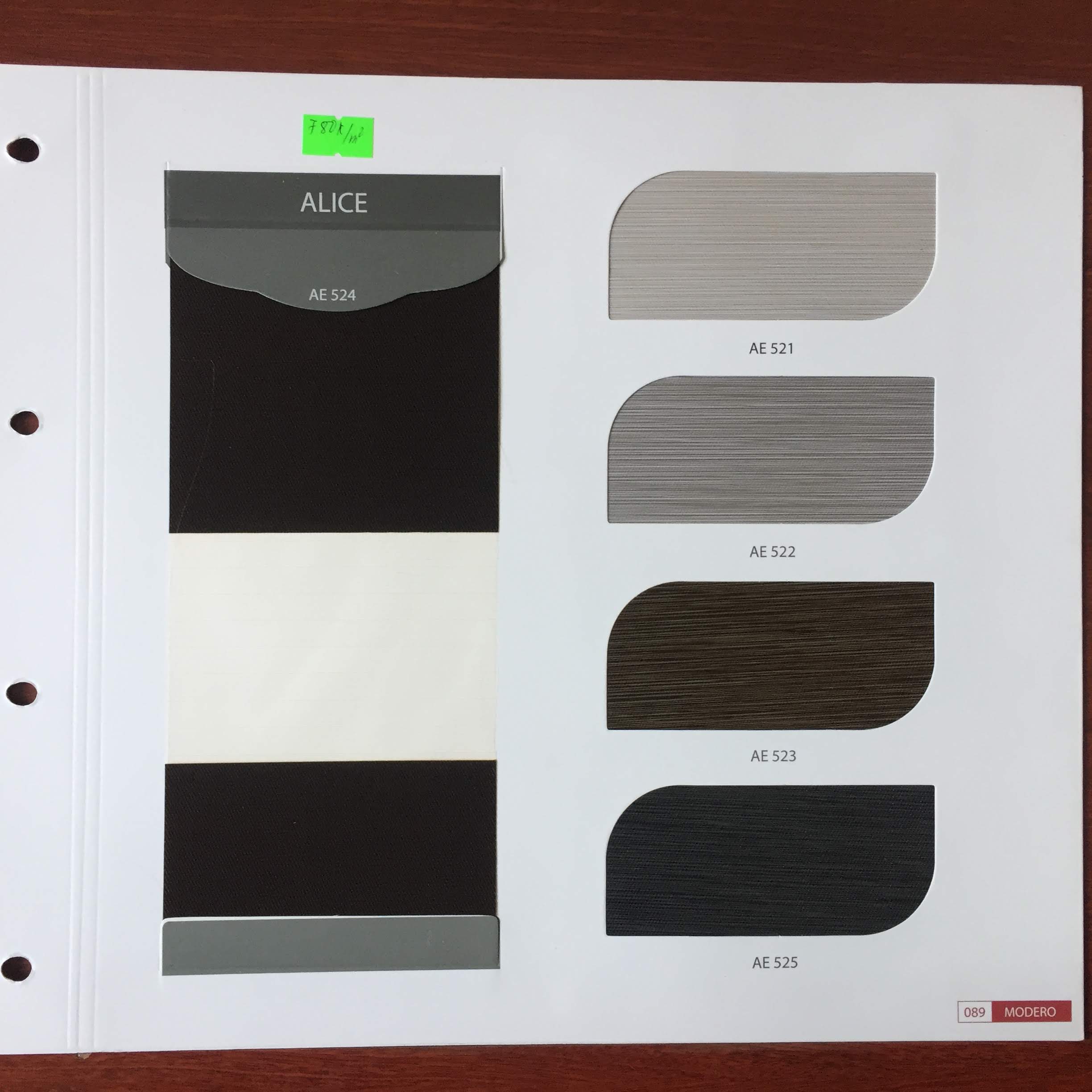 Các Lựa Chọn Màu cho Rèm cầu vồng Hàn Quốc Modero mã Alice Các Lựa Chọn Màu cho Rèm cầu vồng Hàn Quốc Modero mã Alice