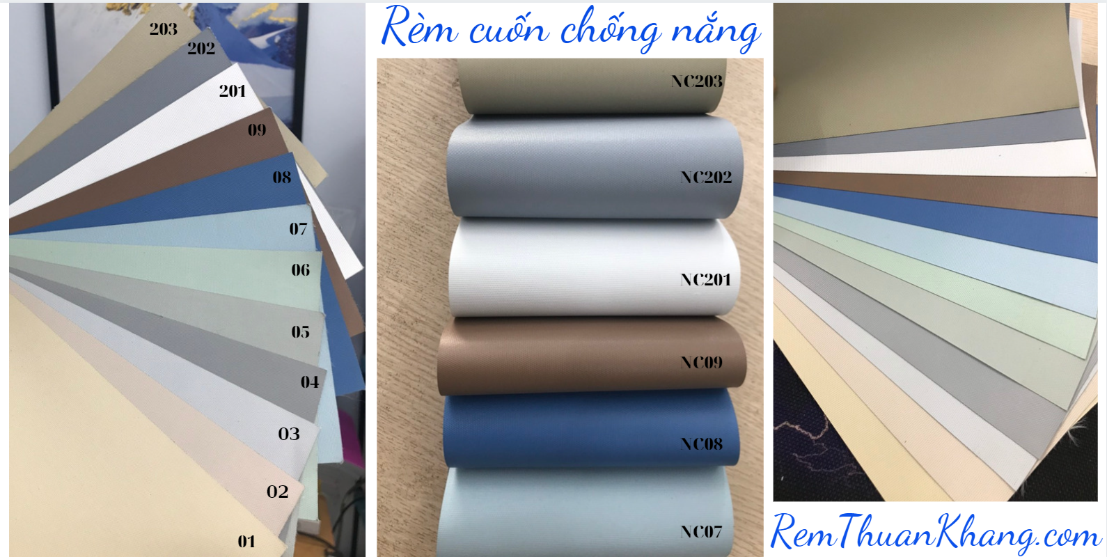 Rèm cuốn chống nắng Thuận Khang