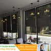 Rèm cuốn lưới đẹp quán cafe mã W032