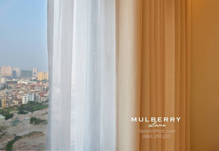 Rèm cửa sổ voan trắng