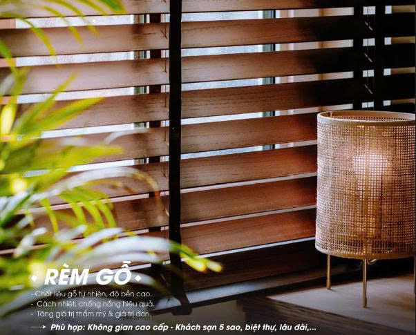 Rèm gỗ cửa sổ 