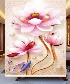 Rèm cuốn in tranh