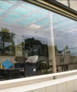 Rèm cuốn nhựa PVC trong suốt